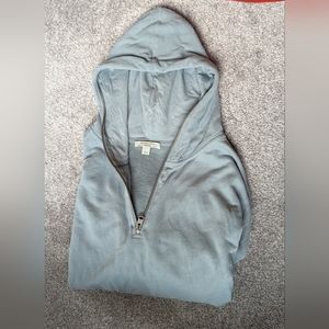 ALL SAINTS - Xonda Long Sleeve Cotton Hoodie Dress